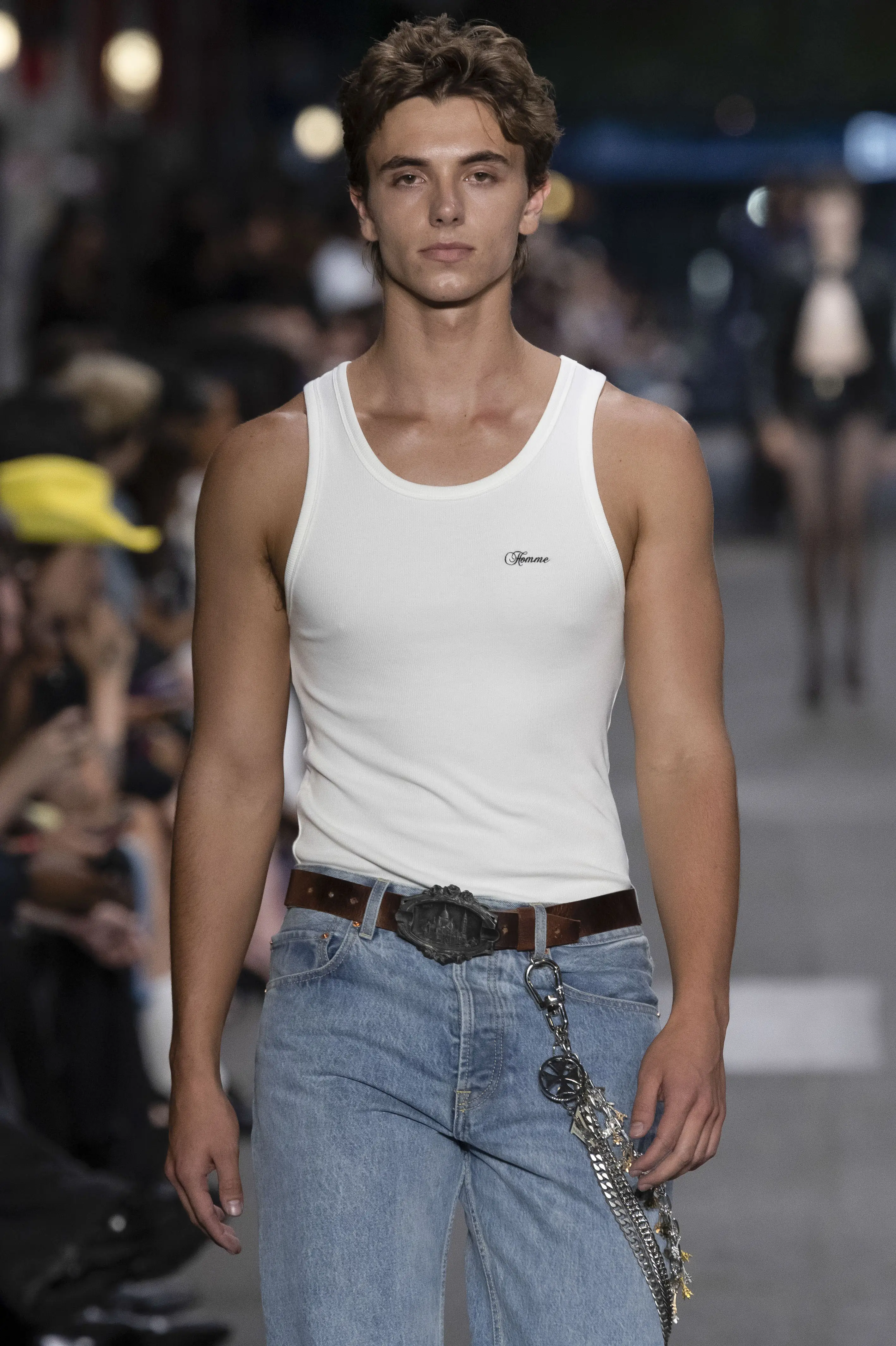 Jayden meanwhile teased a possible catwalk future (Victor VIRGILE/Gamma-Rapho via Getty Images)