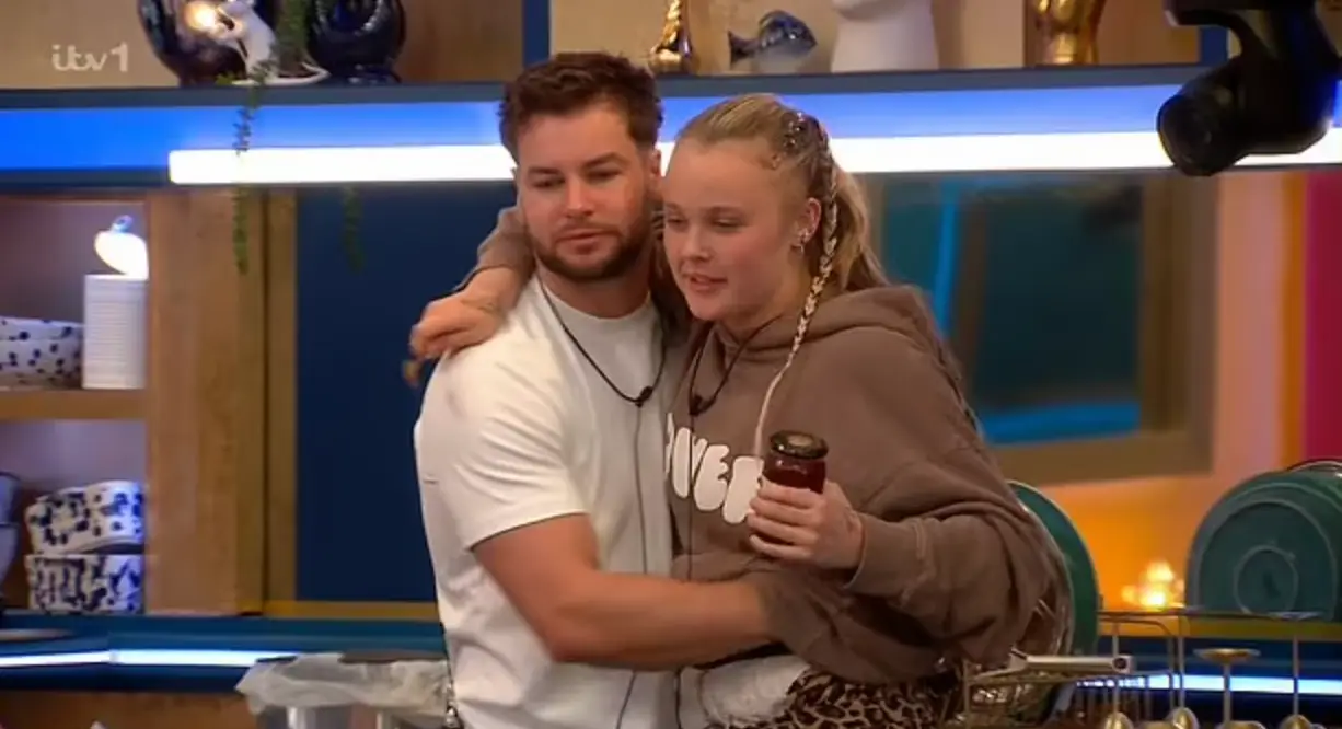 Hughes and Siwa became close in the house (ITV)