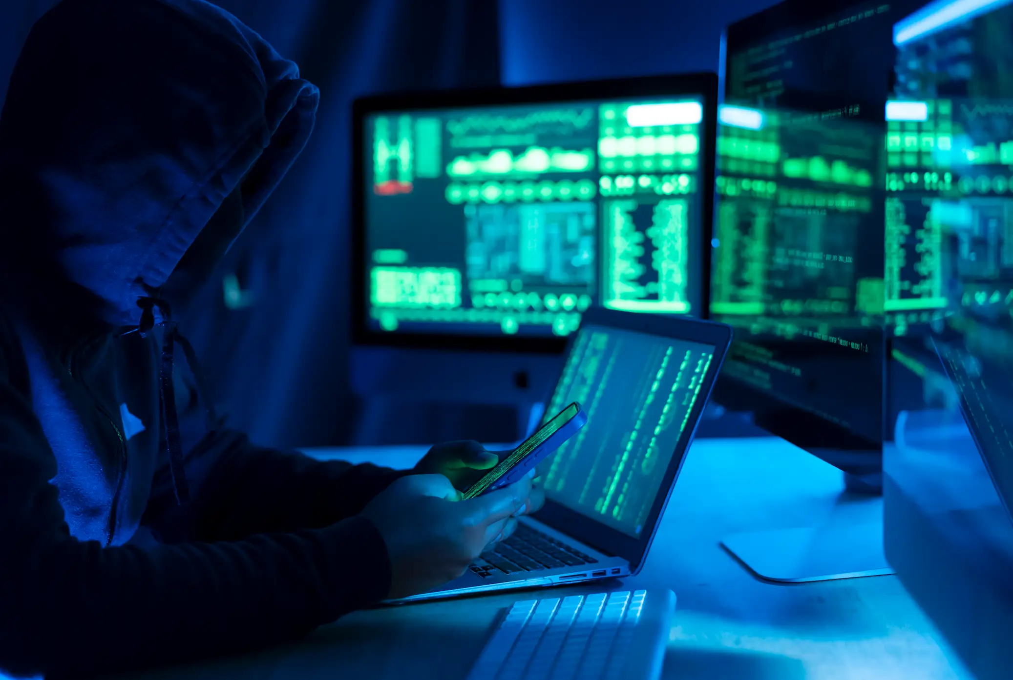 What hackers look like as they try and brute force your passwords...I imagine (Getty Stock Image)