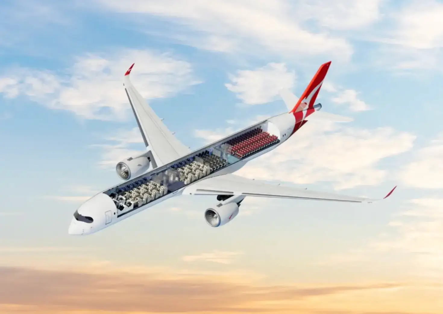 Test flights will begin shortly (Qantas)