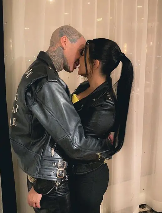 Kourtney and Travis got married last year.