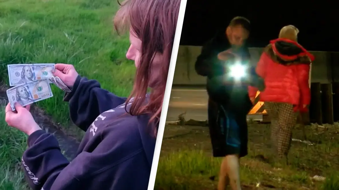 Man throws $200,000 in cash out his car window after draining family's shared accounts