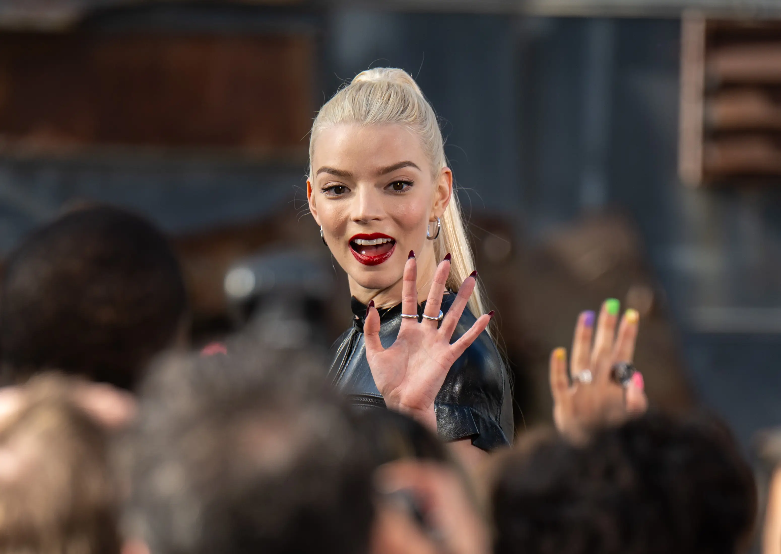 Taylor-Joy was encouraged to keep her mouth 'closed'. (RB/Bauer-Griffin/GC Images)