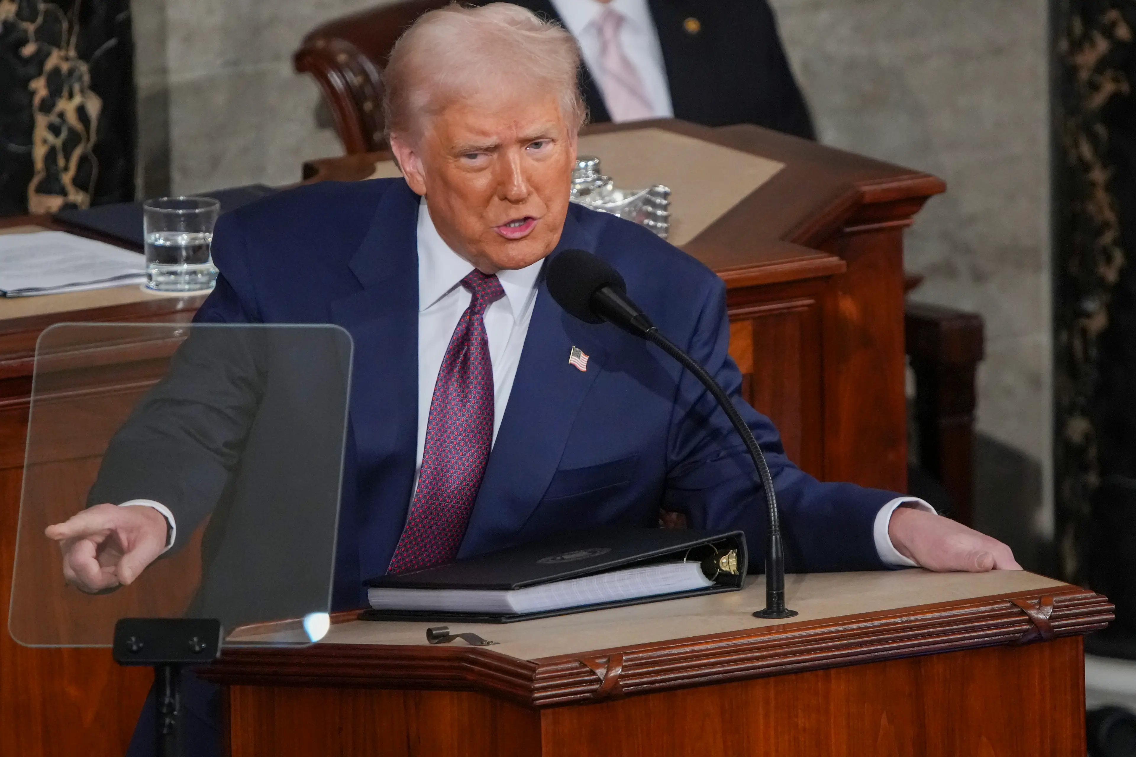 Trump responded to Zelenskyy's letter in his address to Congress (Andrew Harnik/Getty Images) 