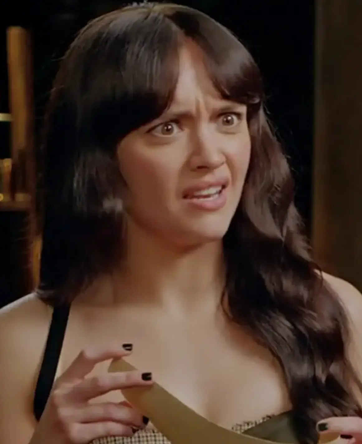 It turns out Olivia Cooke wasn't a fan of the meme that came from this iconic TikTok video. (TikTok/@streamonmax)