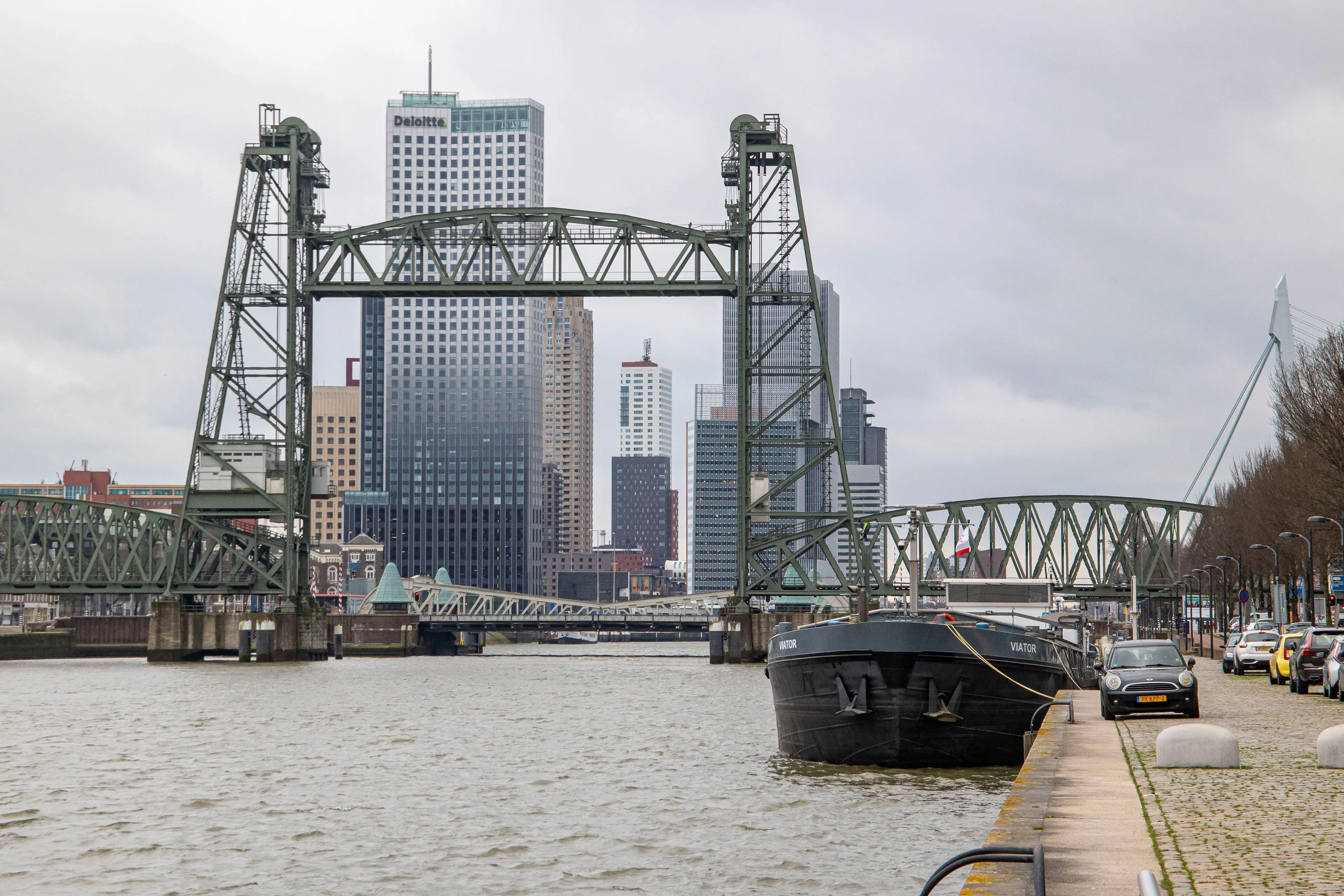 The bridge in Rotterdam has been in place since 1878.