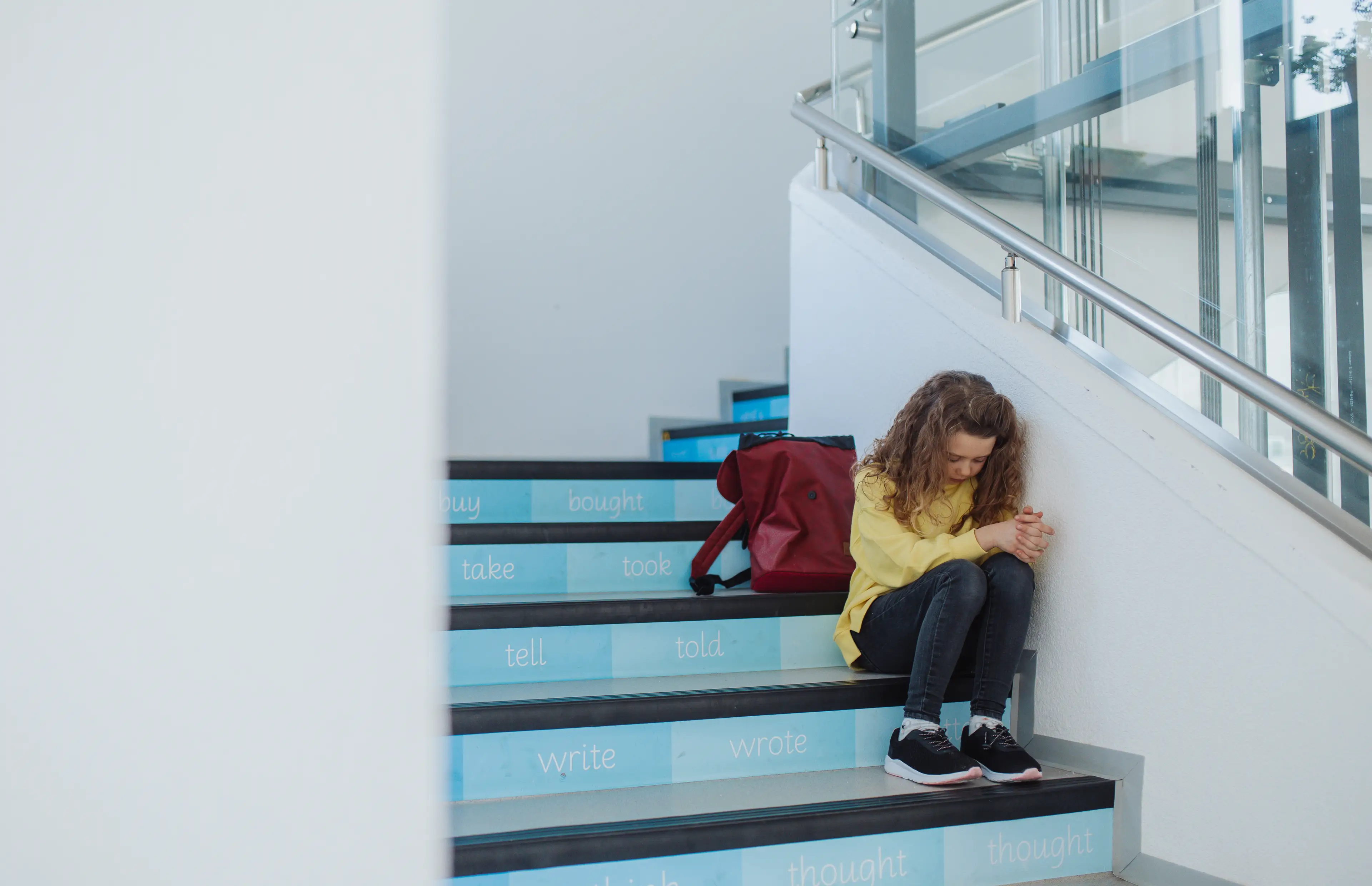 She said that her daughter had been bulled over her name (stock image). (Halfpoint Images / Getty)