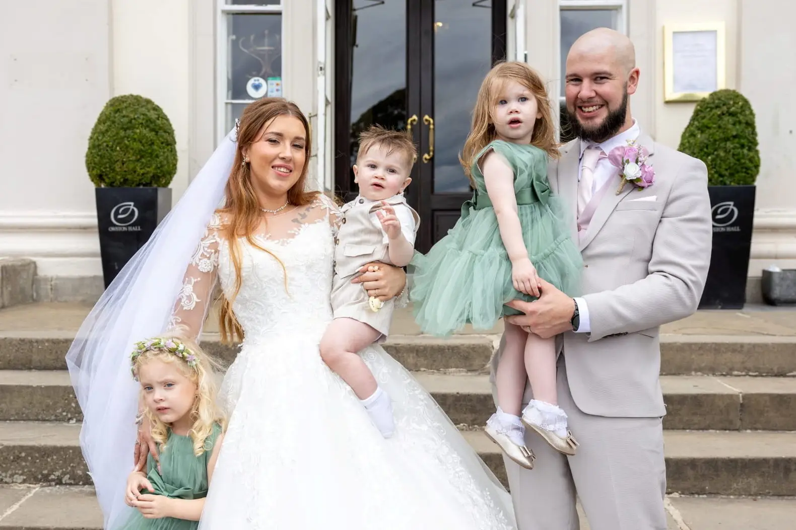 Chelsea had only recently tied the knot with her husband Connor (SWNS)