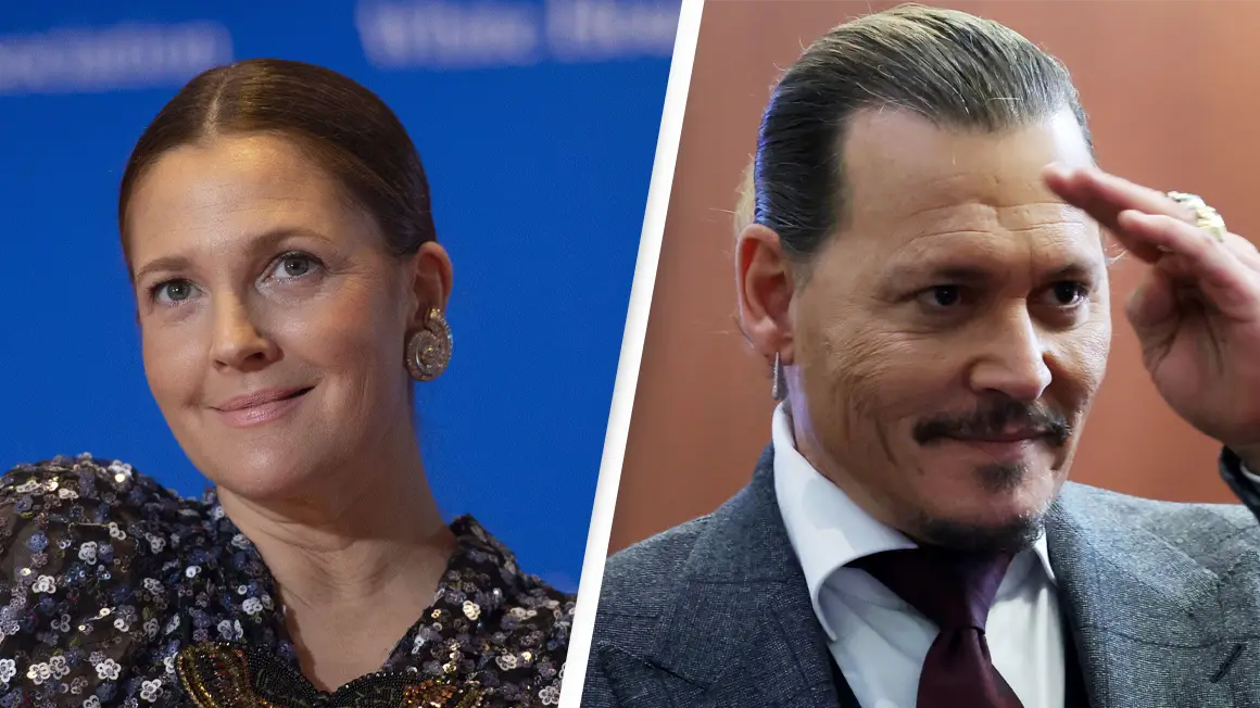 Drew Barrymore Apologises For Commenting On Johnny Depp Amber Heard Trial