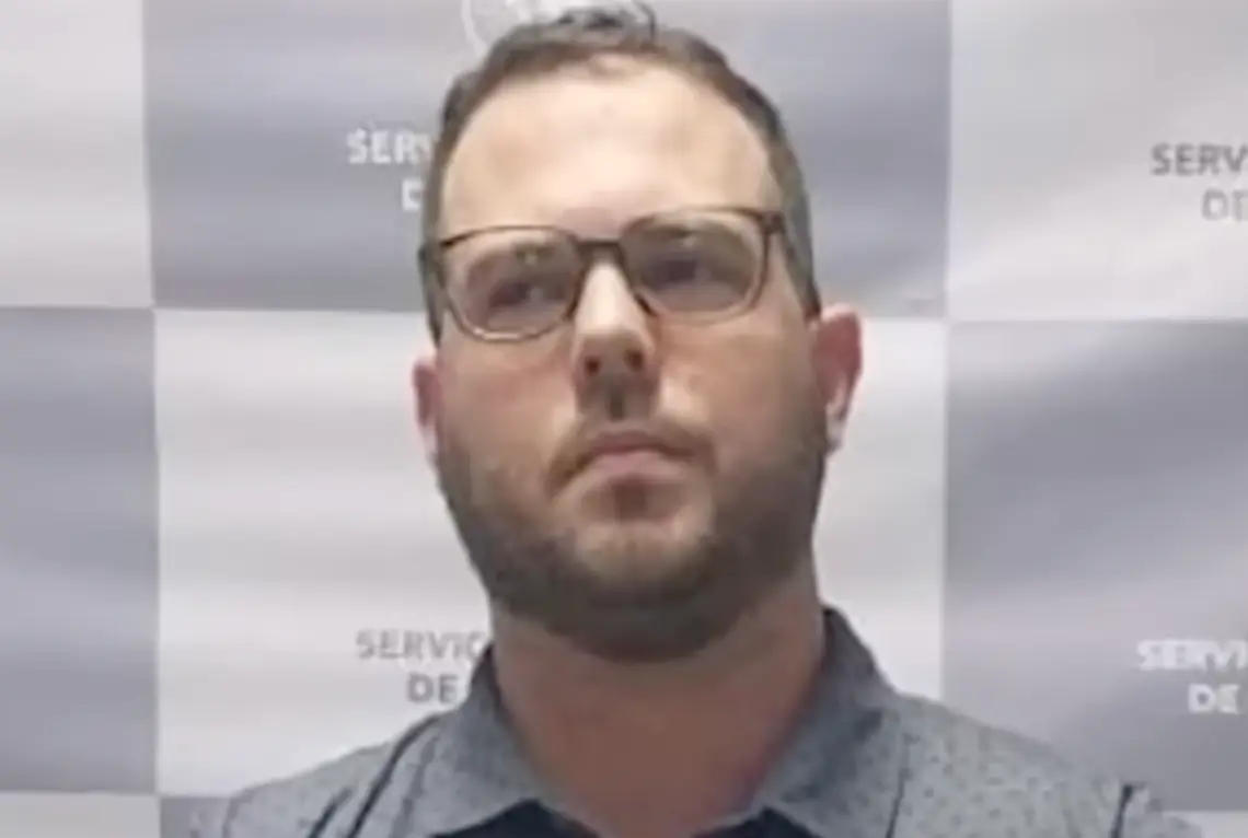 John Poulos met Valentina on a dating app.