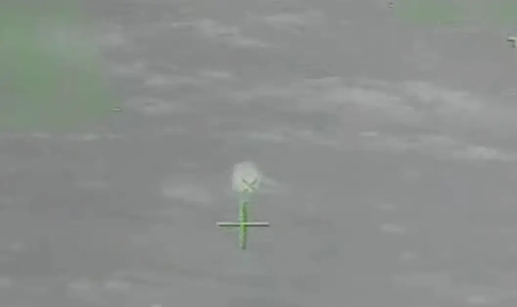 The man was spotted just after 8:00pm on Thanksgiving Day.