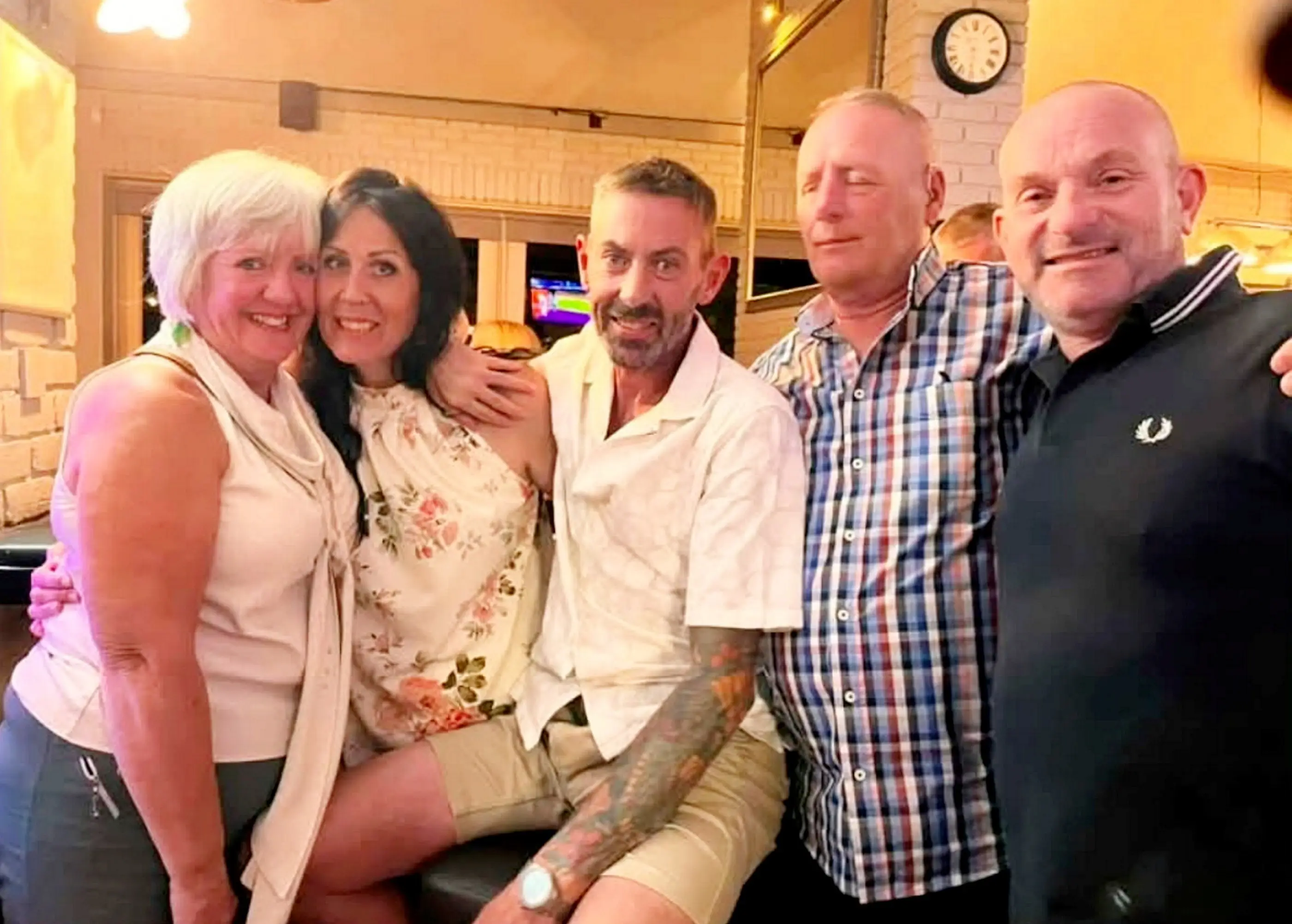 More than 200 people came to Cole's 'leaving do' (SWNS)