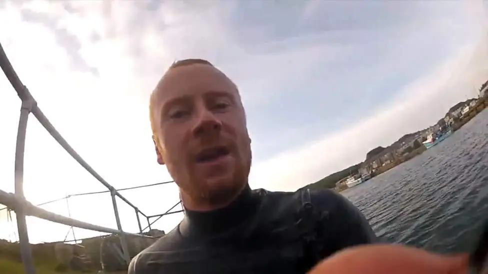 He loved the water. (YouTube)