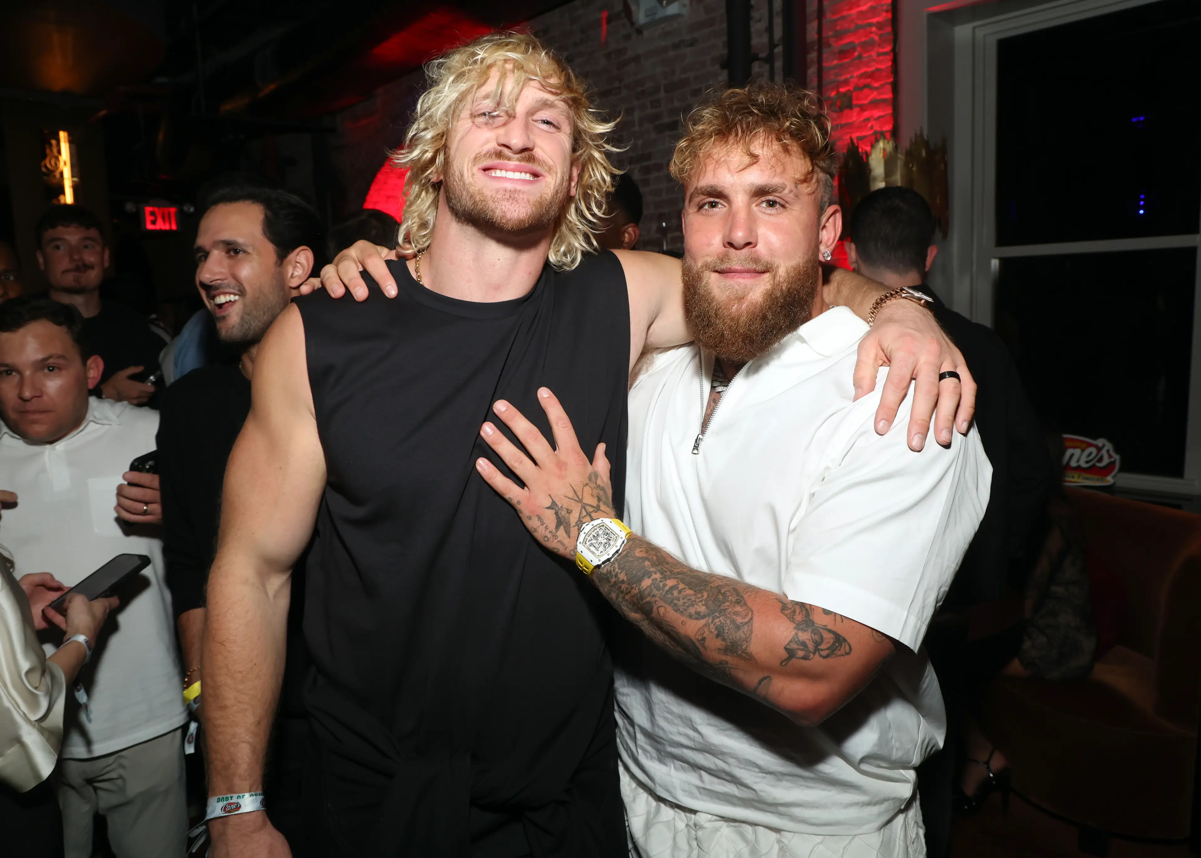 Logan and Jake Paul visited the Pentagon (Phillip Faraone/Getty Images for Raising Cane's)