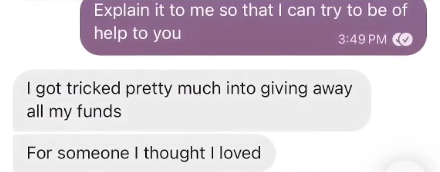 Hannah sent a worrying text to a friend (Hawaii News Now)