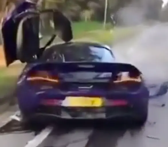 The car looked in bad shape in the video.