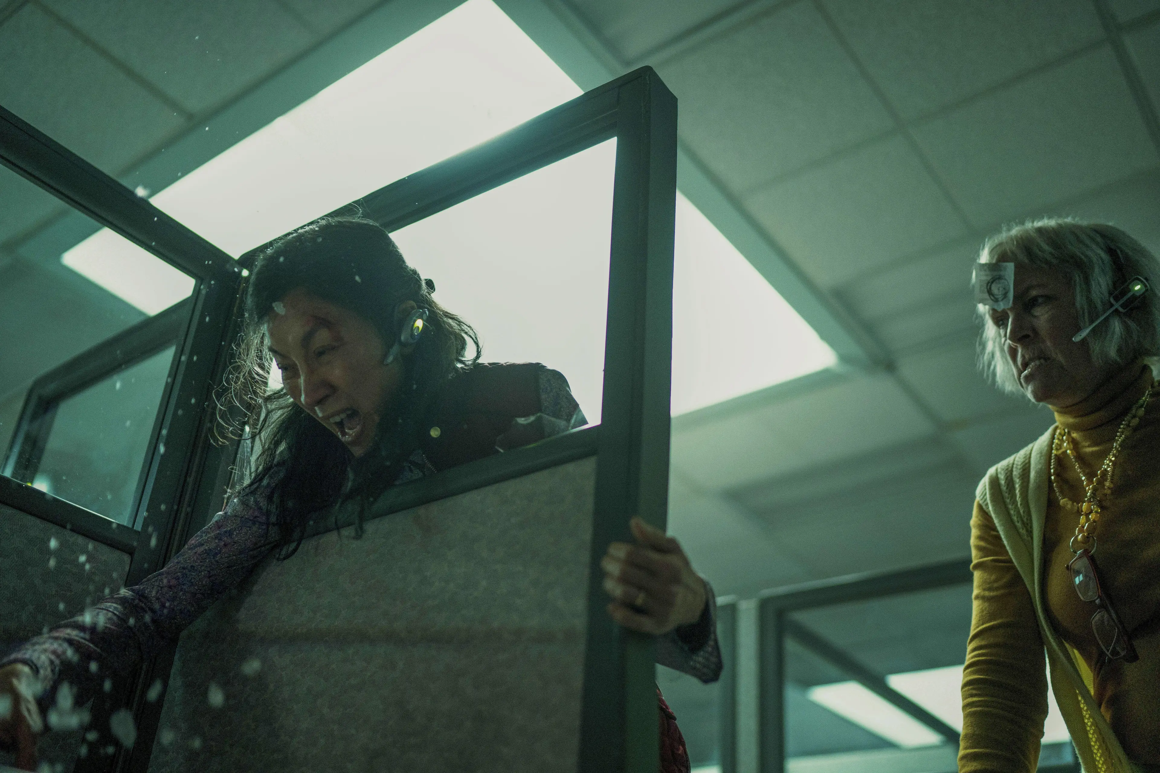 Michelle Yeoh, Jamie Lee Curtis in  Everything Everywhere All at Once.