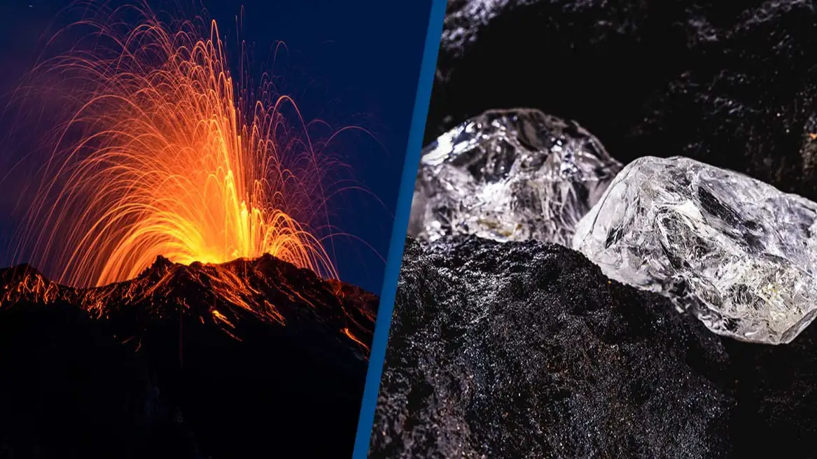 Scientists discover geological event that causes 'fountains of diamonds' to erupt from the Earth
