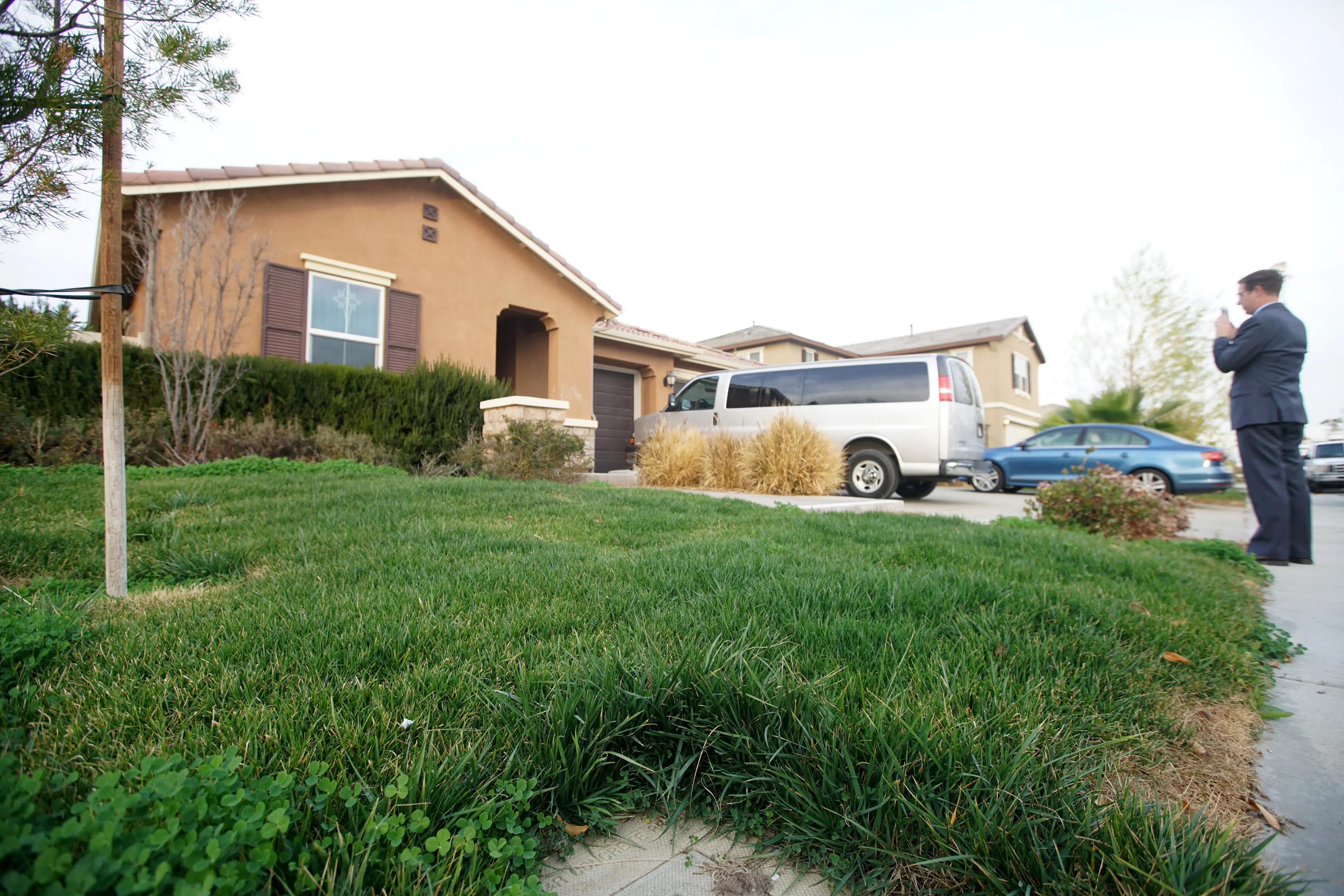 In January 2018, 13 Turpin siblings were rescued from their parents' home in Perris, California (Sandy Huffaker/Getty Images)