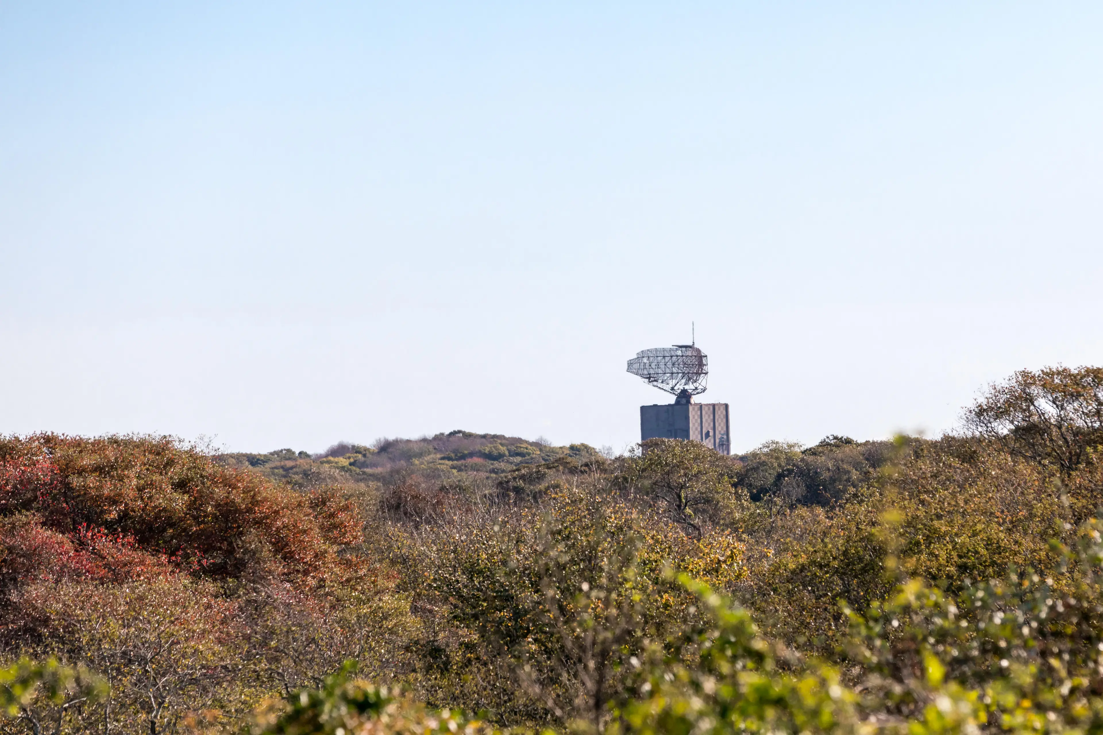 There are a lot of stories about the radar tower at Camp Hero.
