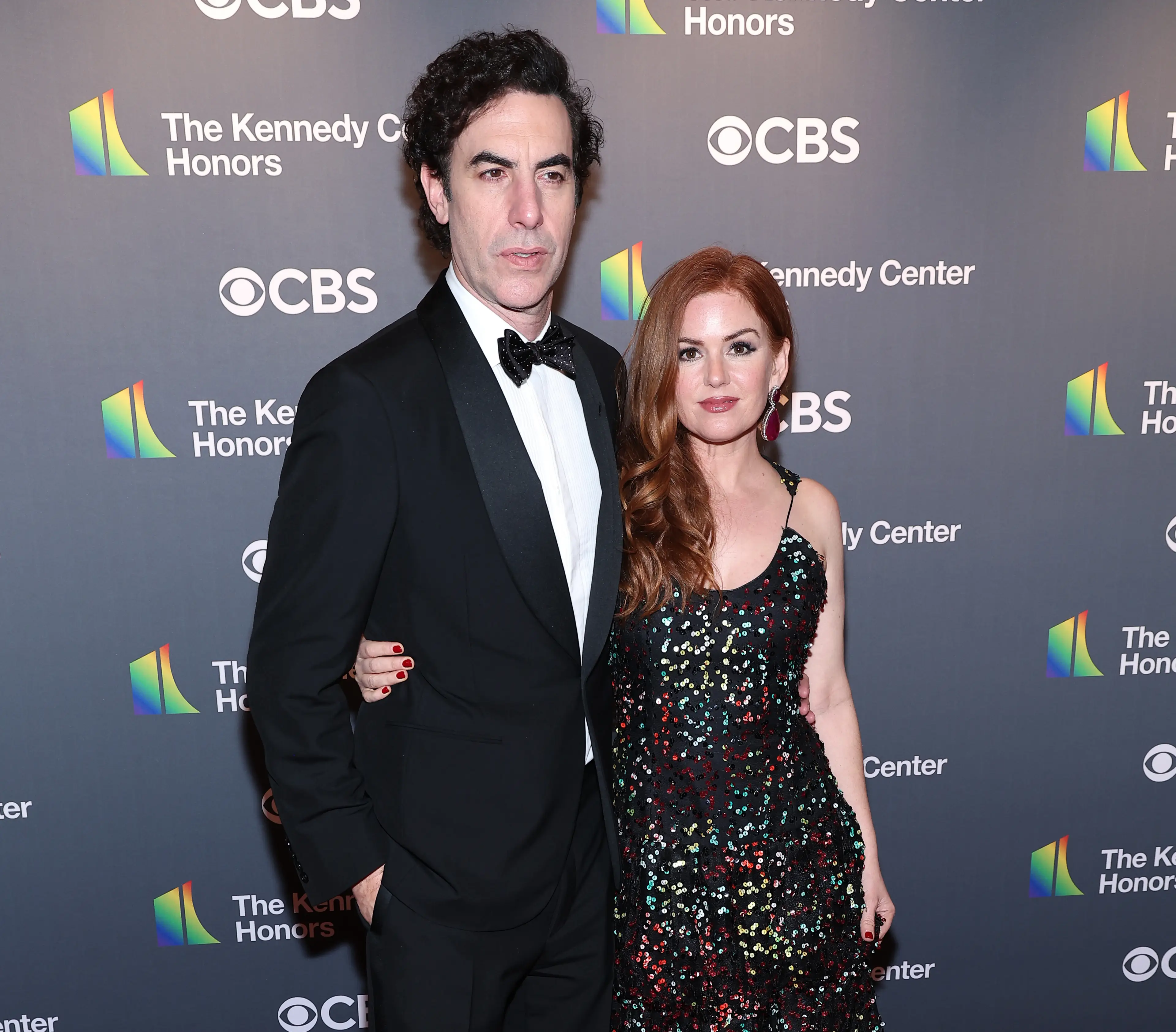 Isla Fisher and Sacha Baron Cohen in 2022 (Paul Morigi/Getty Images)