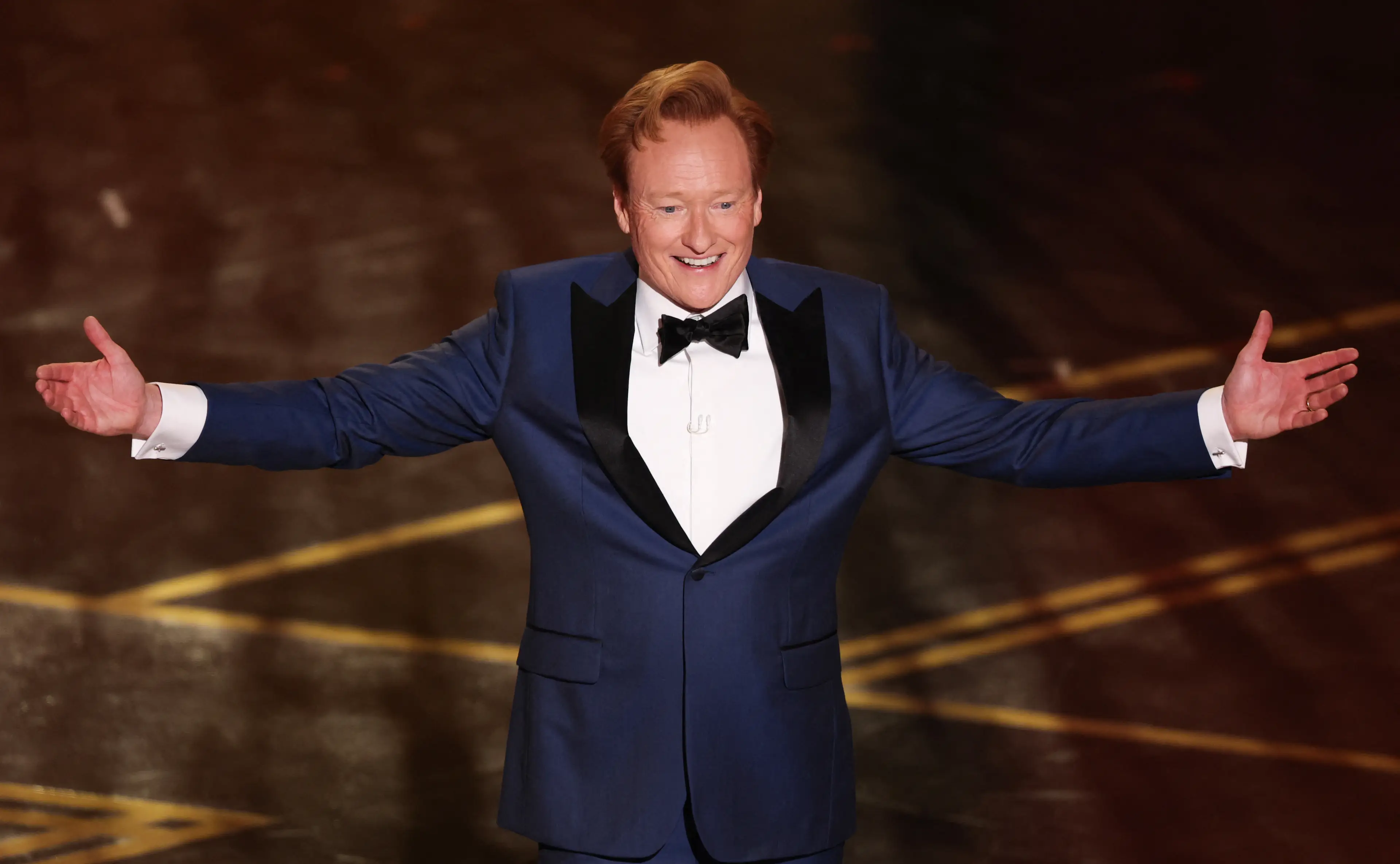 Conan O'Brien is hosting the Oscars again this year (Patrick T. Fallon / AFP via Getty Images)