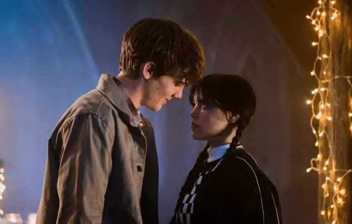 Wednesday found herself in a love triangle in season one (Netflix)