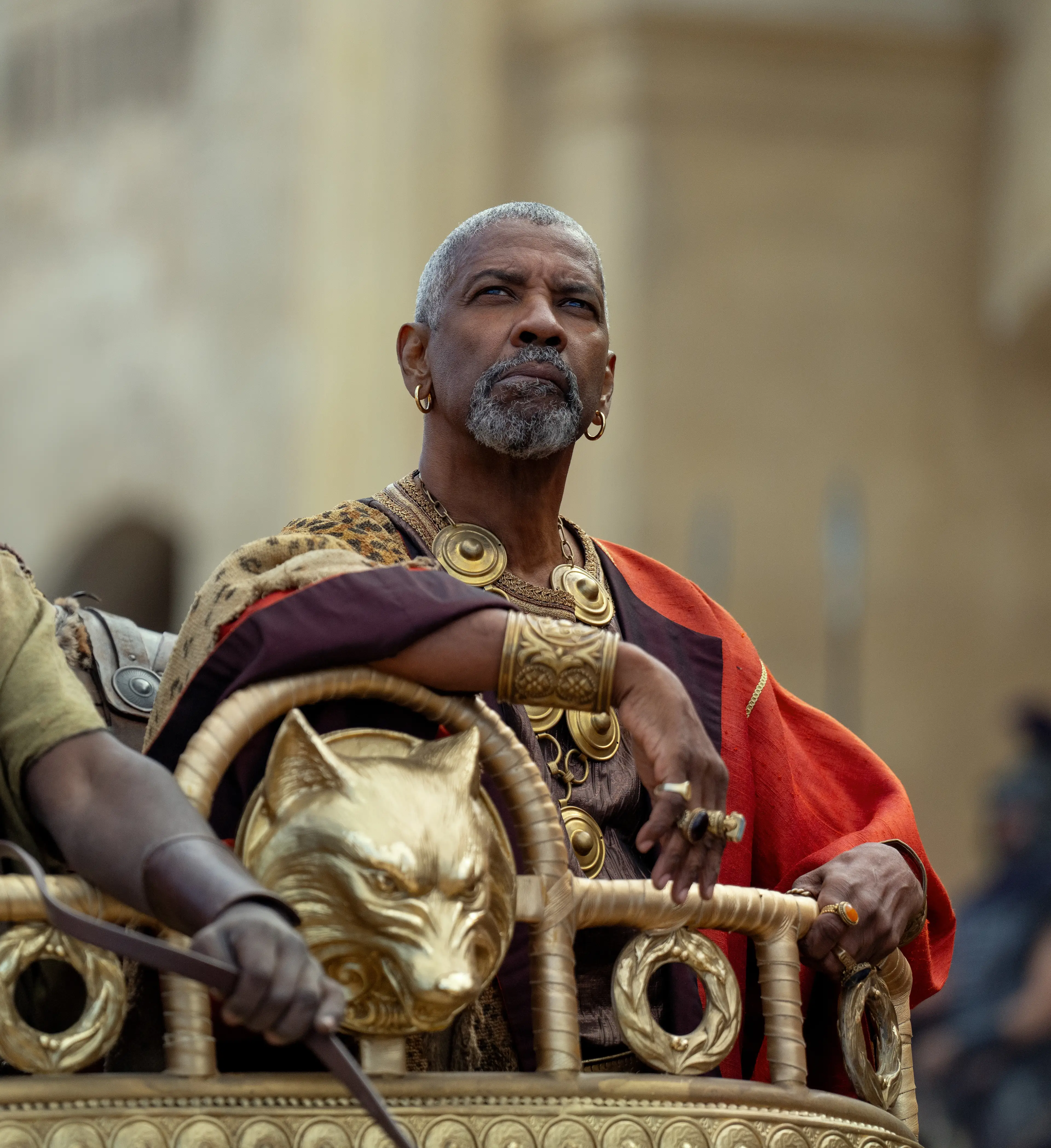 Denzel Washington in Gladiator 2 (Paramount Pictures)