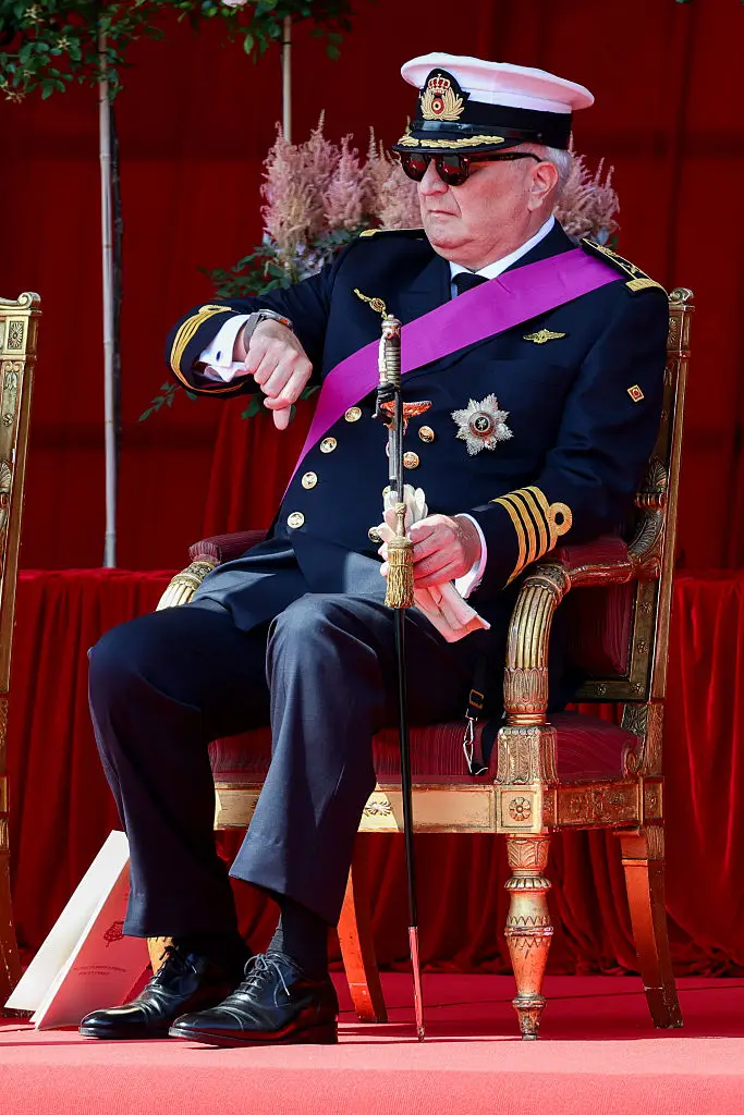 Prince Laurent of Belgium has a new son via a paternity test. (Photo by Andreas Rentz/Getty Images)