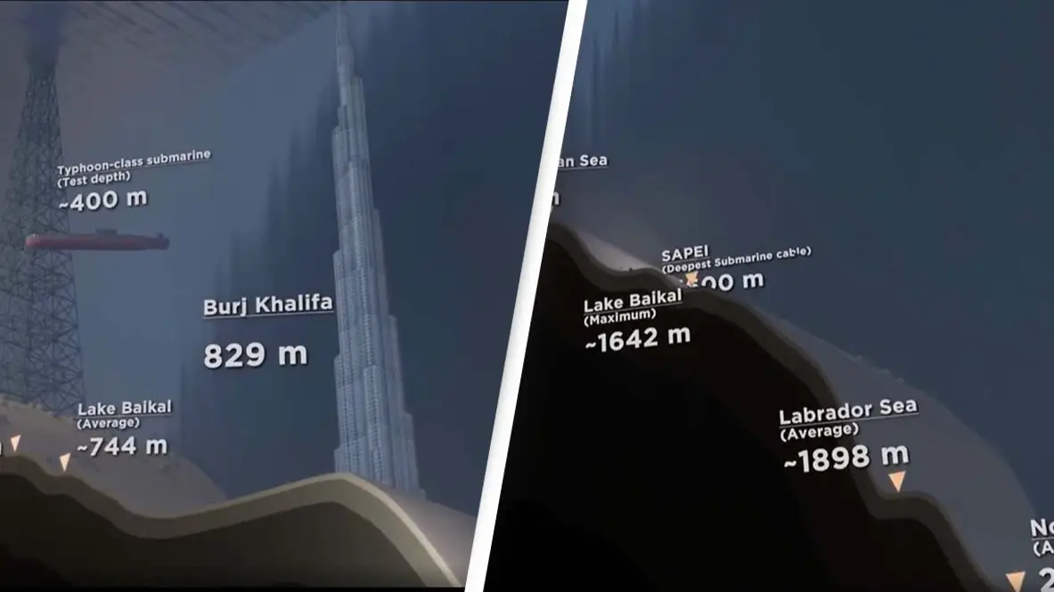Unbelievable video showing sheer scale of ocean depth is giving people anxiety
