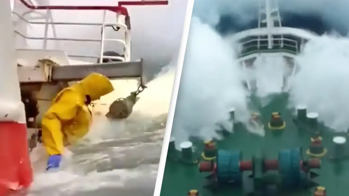 People terrified by video showing typical journey in the North Sea