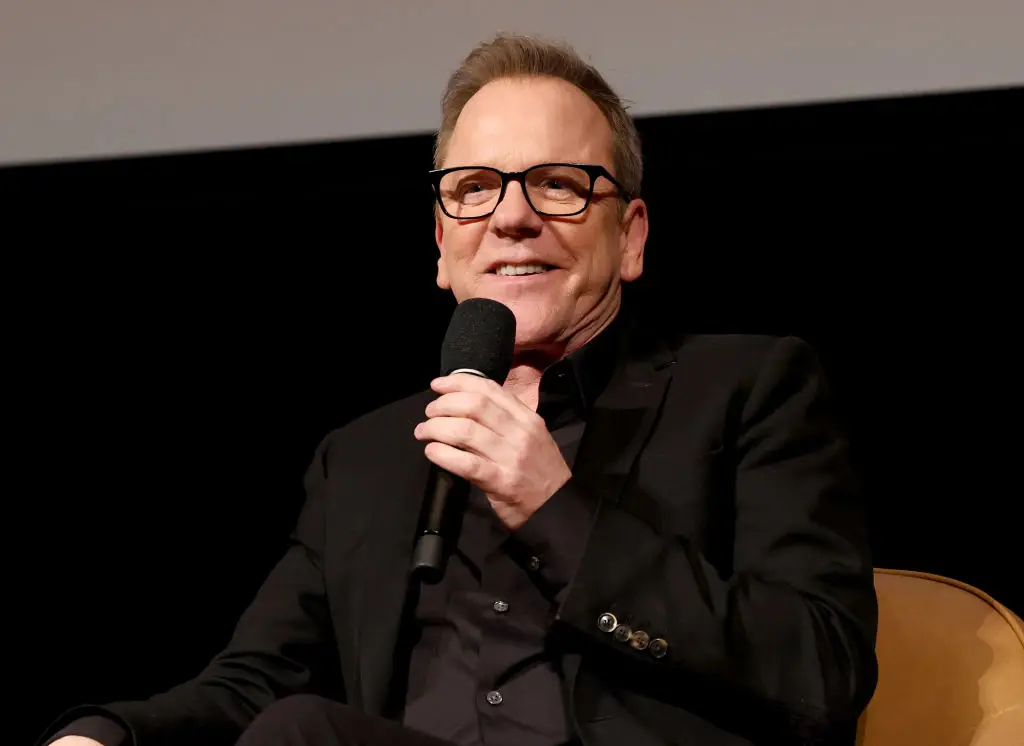 Sutherland reportedly paid a $50,000 bond to be released (Jesse Grant/Getty Images for Paramount+)