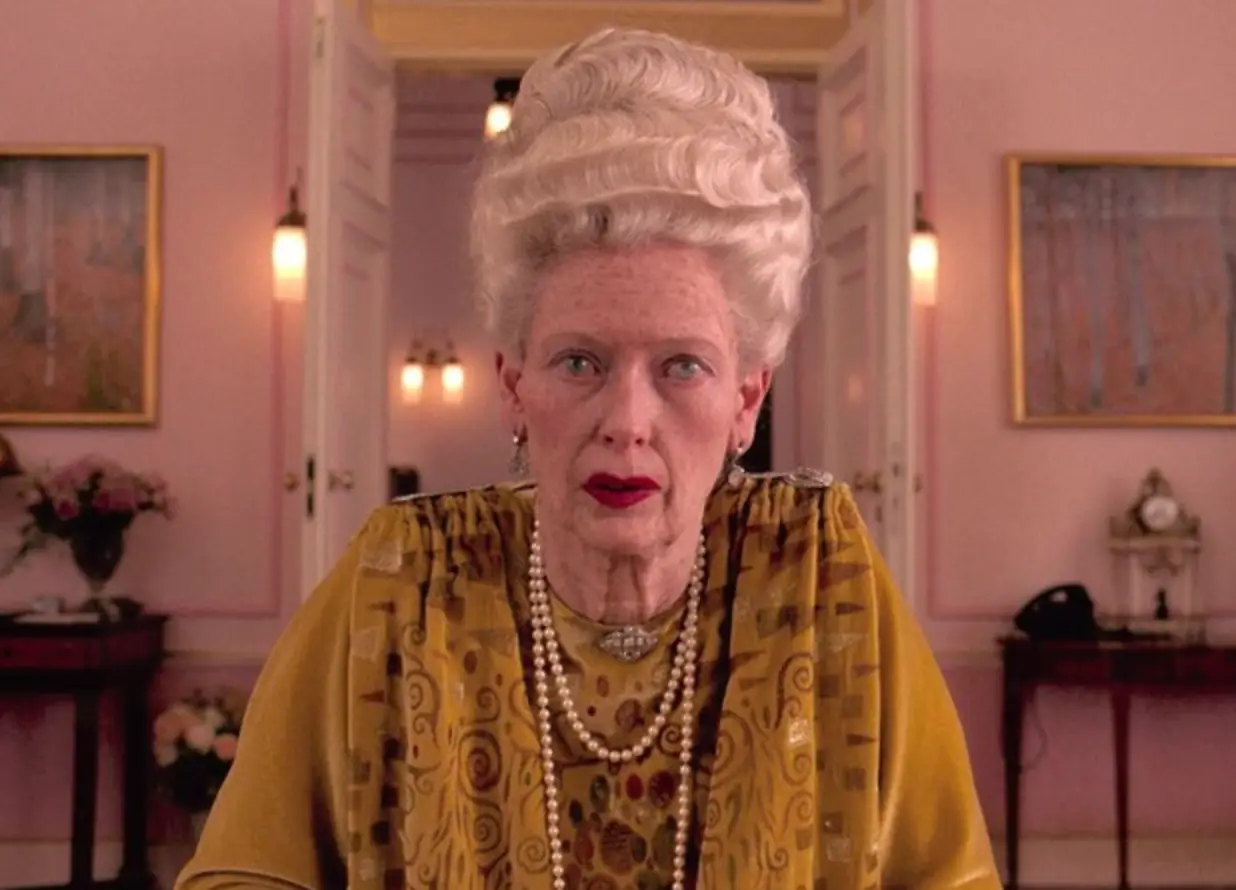 Tilda Swinton is almost unrecognizable in The Grand Budapest Hotel (Fox Searchlight Pictures)