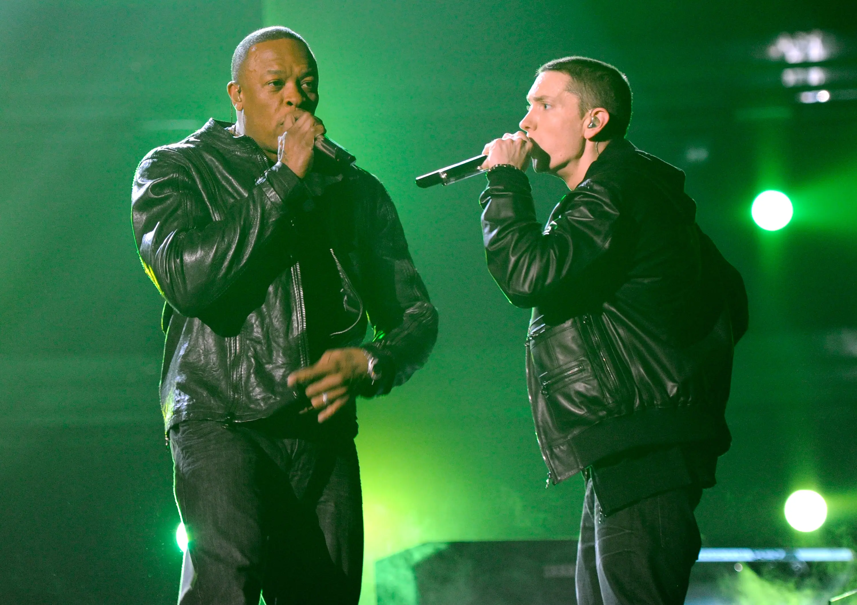 Dr Dre has served as Eminem's mentor since the late 90s (Kevin Mazur/WireImage)
