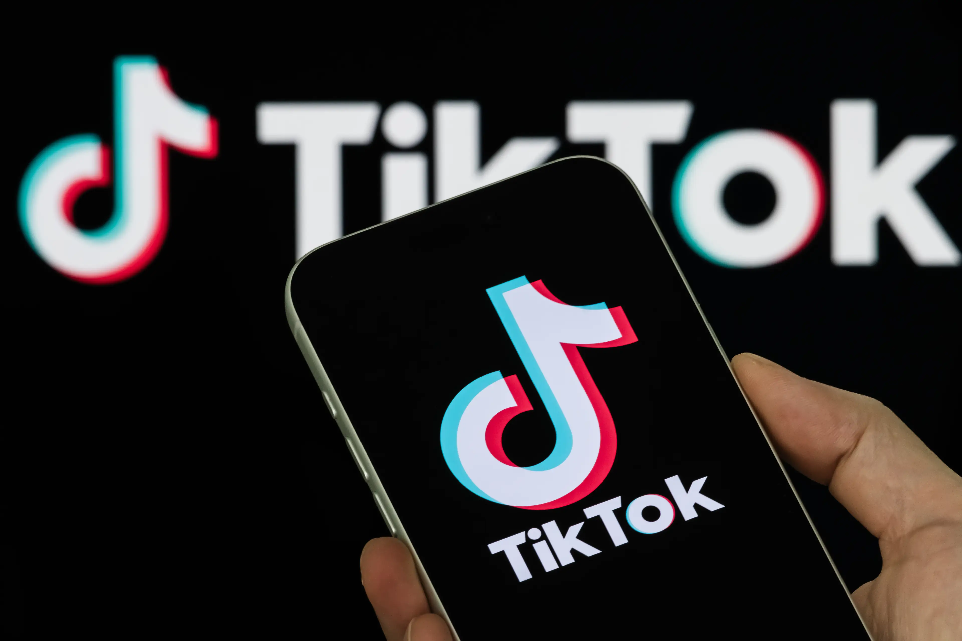 Some TikTok users have reported being unable to send a message containing one particular word (Cheng Xin/Getty Images)