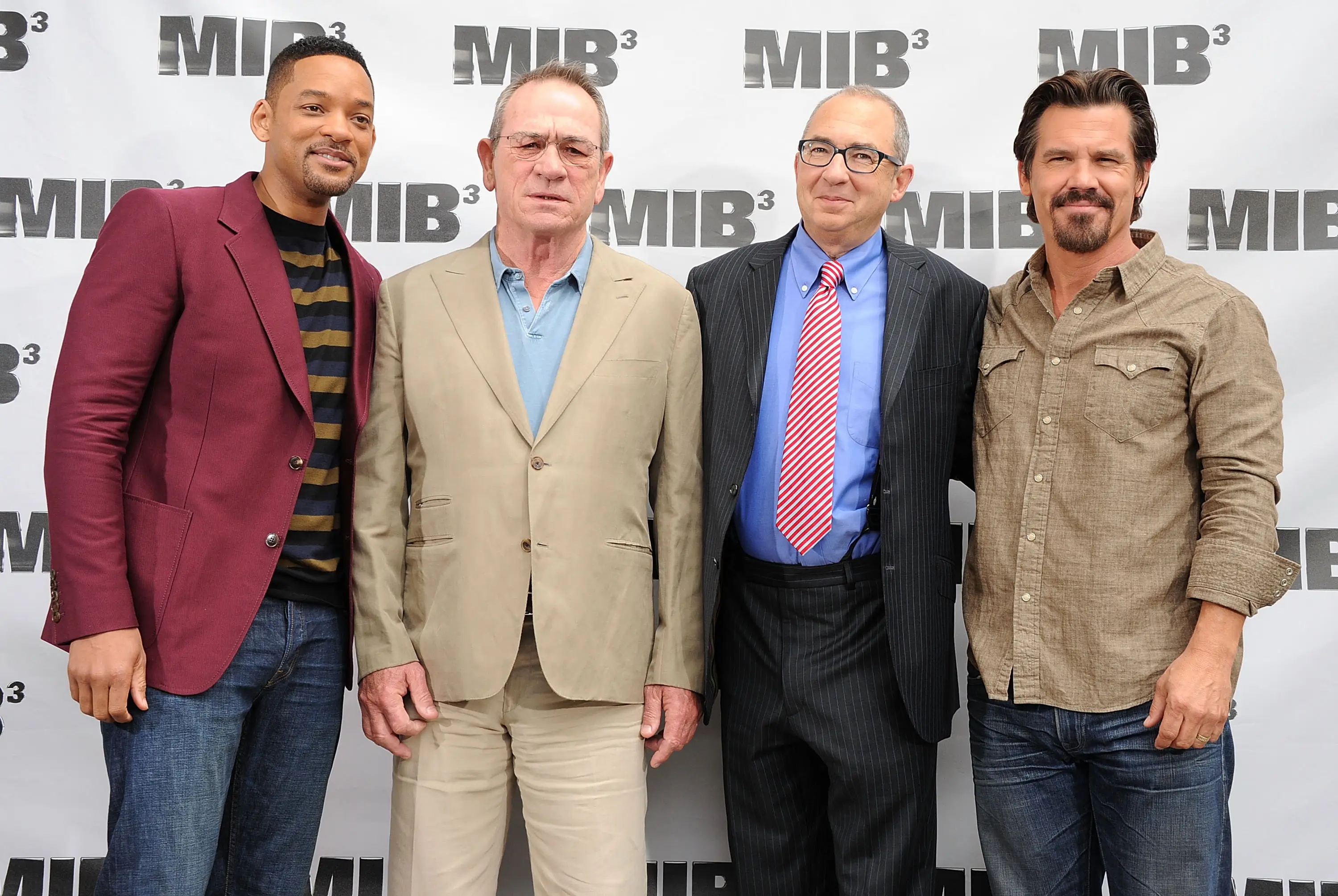 Will Smith, Tommy Lee Jones, Barry Sonnenfeld and Josh Brolin pictured in 2012 (Steve Granitz/WireImage)
