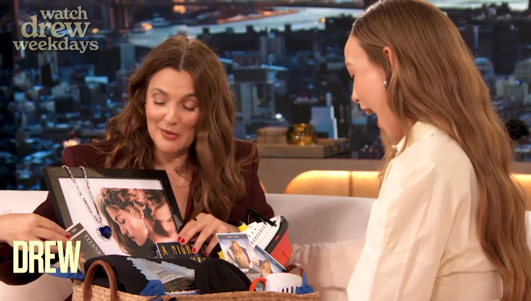 Ella and Drew discussed her obsession with Titanic on Tuesday's episode (The Drew Barrymore Show / Youtube)