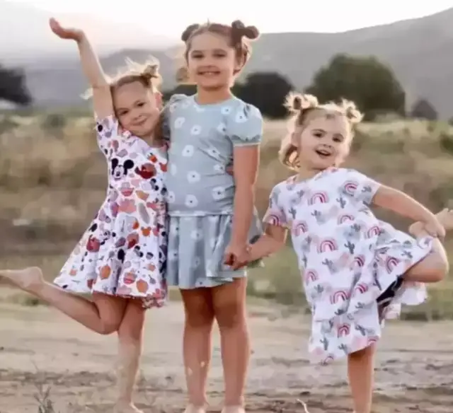 Decker was wanted for the murders of Olivia, five, Evelyn, eight, and Paityn, nine (GoFundMe)