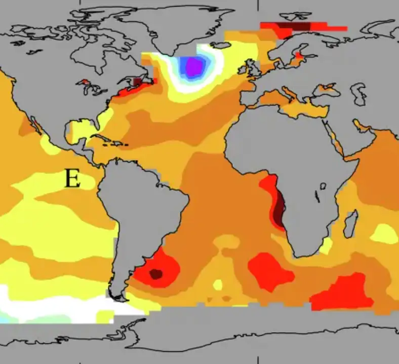 Scientists have revealed what it could mean for weather patterns across the US. (NASA GISS via Columbia)