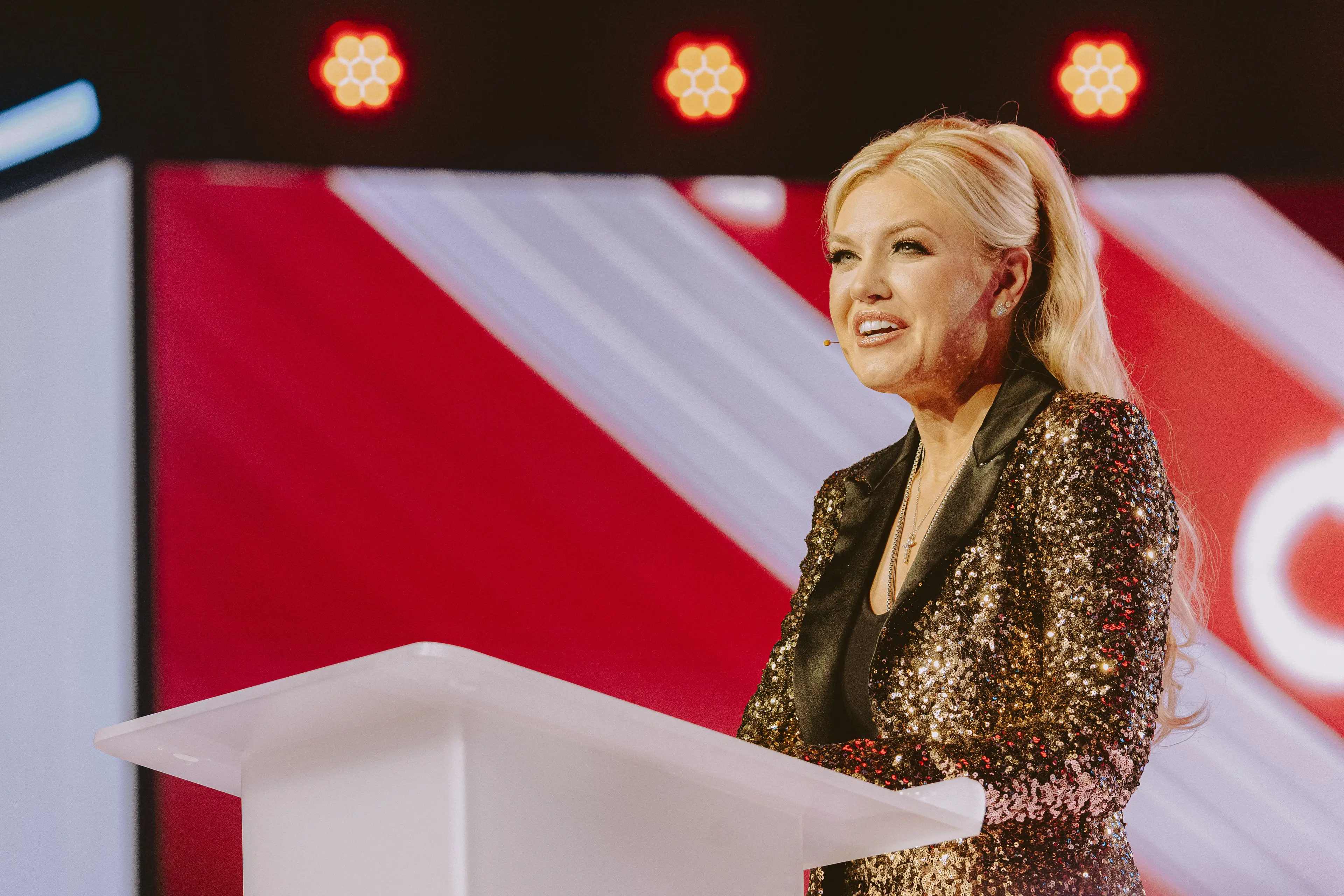 Erika Kirk is the widow of Charlie Kirk (Olivier Touron / AFP via Getty Images)