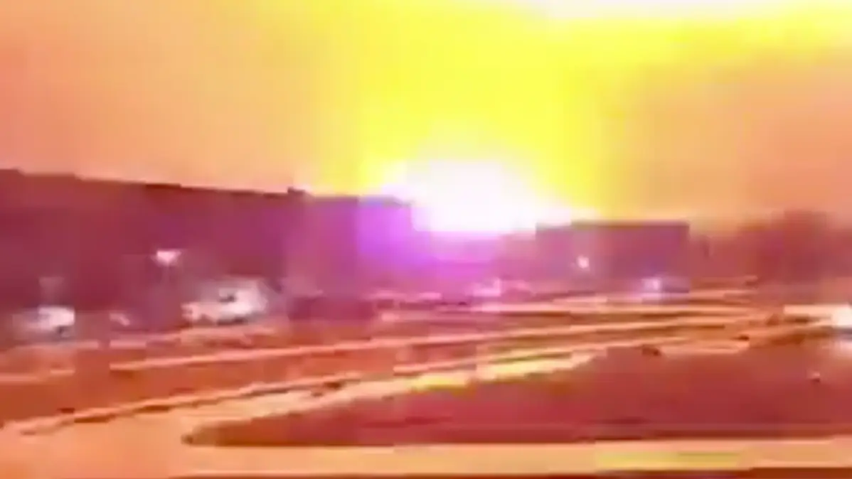 Chilling video shows exact moment medical aircraft crashes and strikes homes 'like a missile'