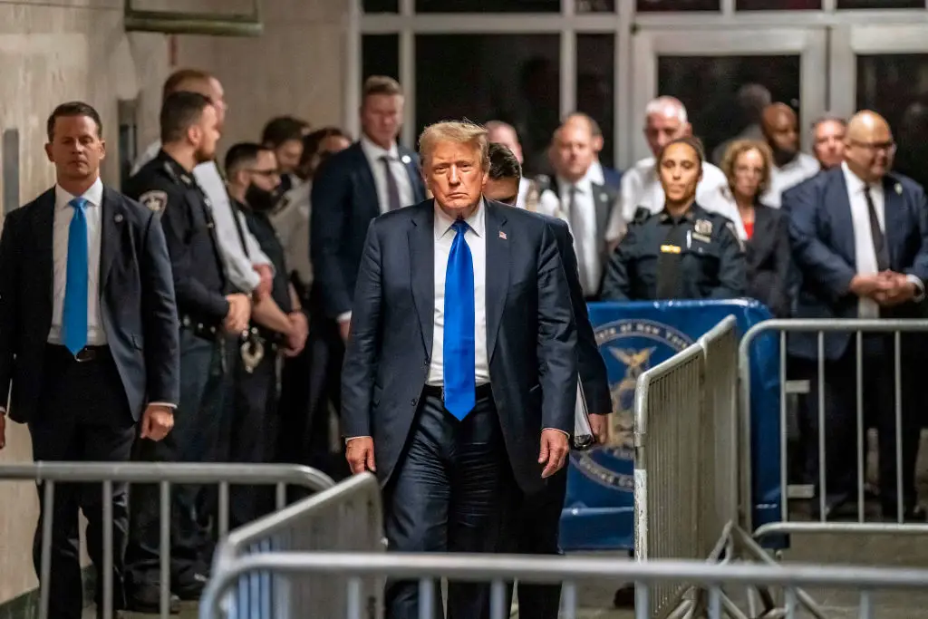 Trump's charges were dropped (MARK PETERSON/POOL/AFP via Getty Images)