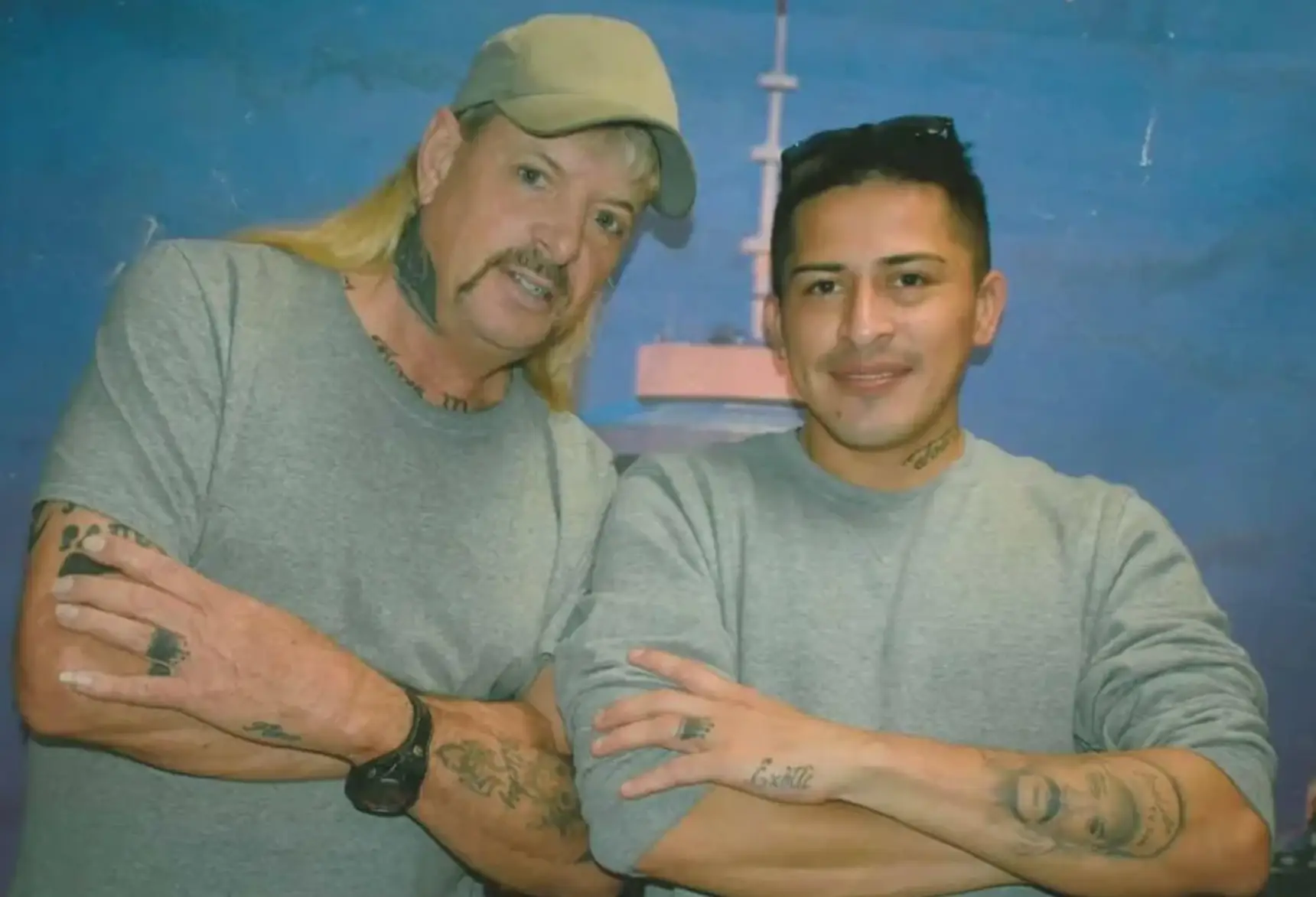 Joe Exotic and Jorge Marquez only tied the knot last month, but the pair have already been separated with the TV star's husband having been deported back to Mexico (Instagram/joe_exotic)