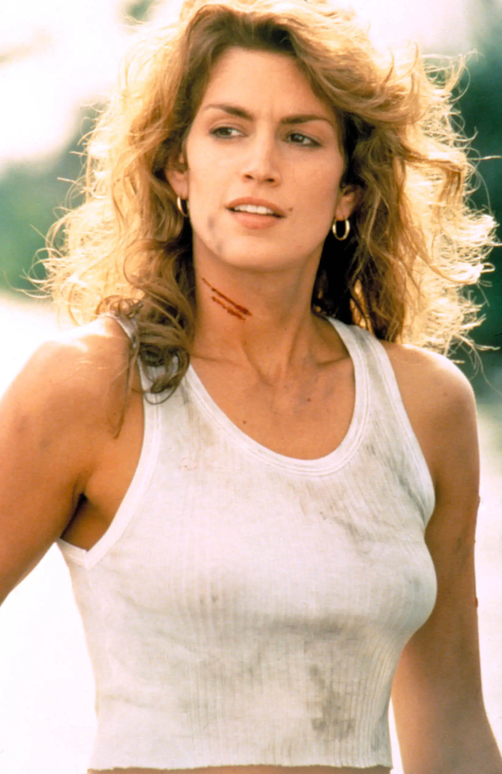 Crawford's iconic catwalk career almost never lifted off the ground.