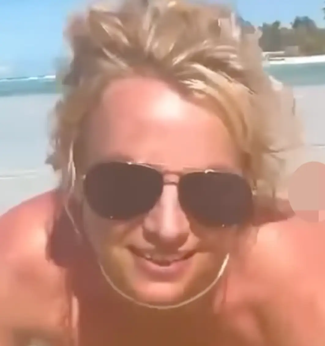 Spears uploaded a video with her naked bottom in (Instagram/ @britneyspears) 