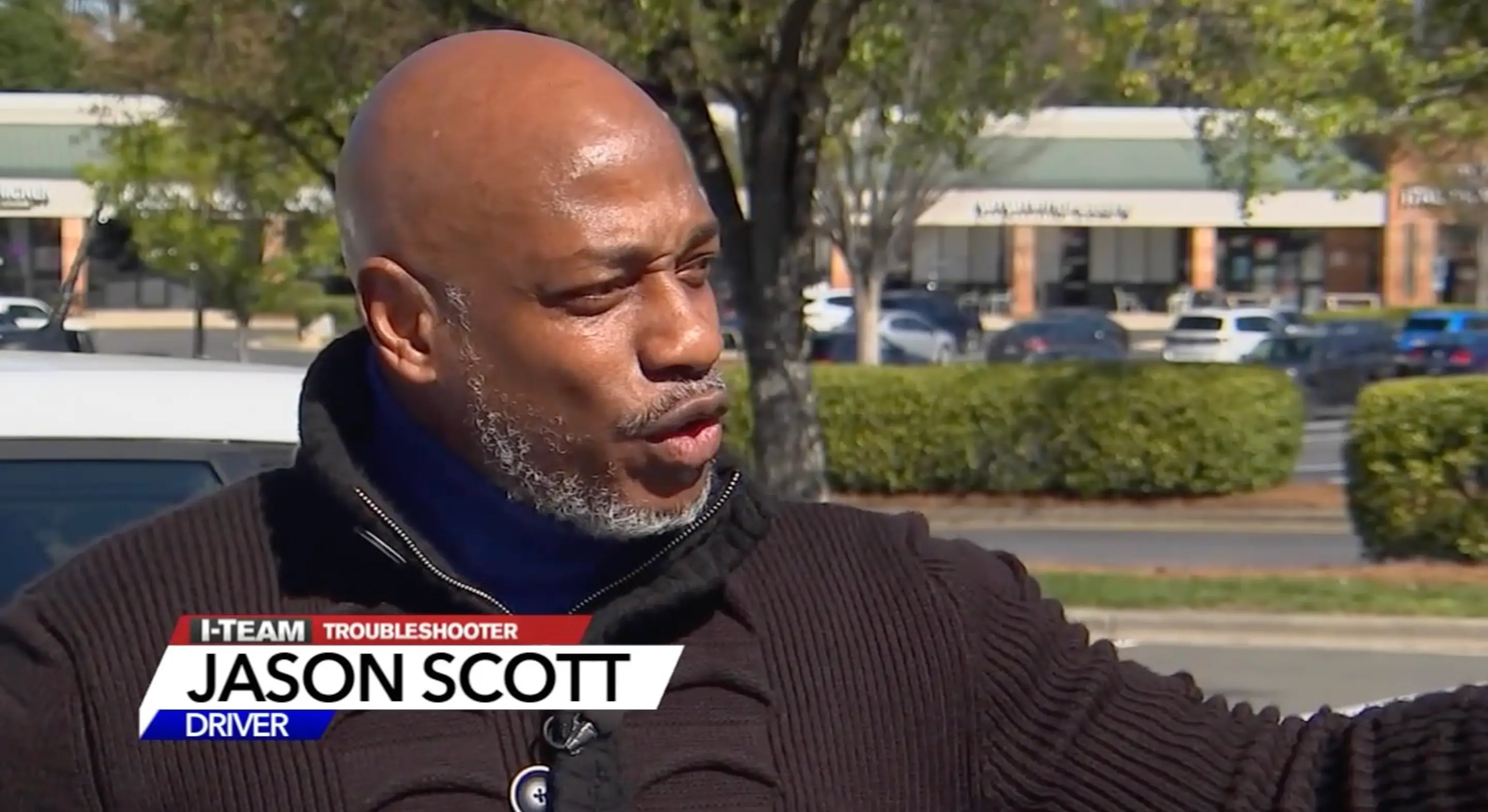 Jason Scott bought the car as a present for his wife.