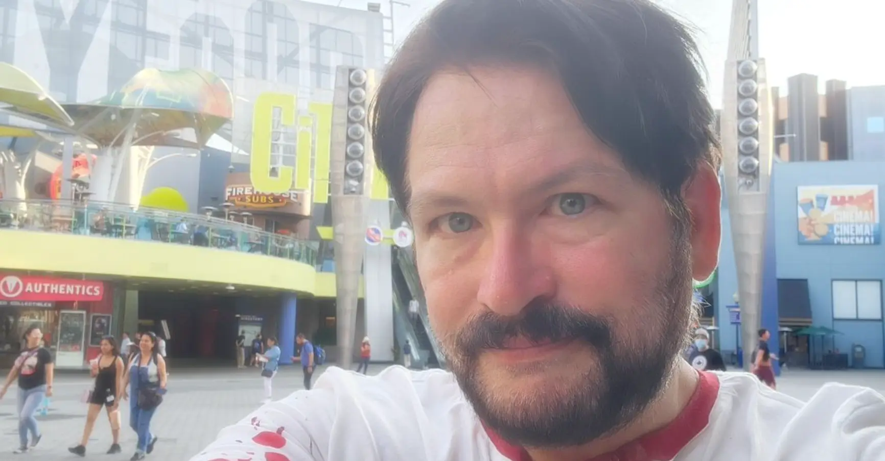 Falcon claims he has become lightheaded in the past while erect. (Instagram/jonahfalcon1970)