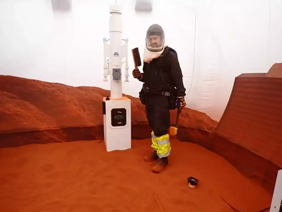 The NASA crew have been 'living on Mars'. (NASA)