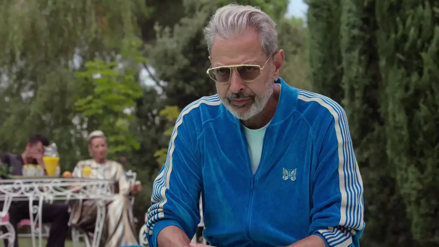 Legendary actor Jeff Goldblum played Zeus (Netflix)