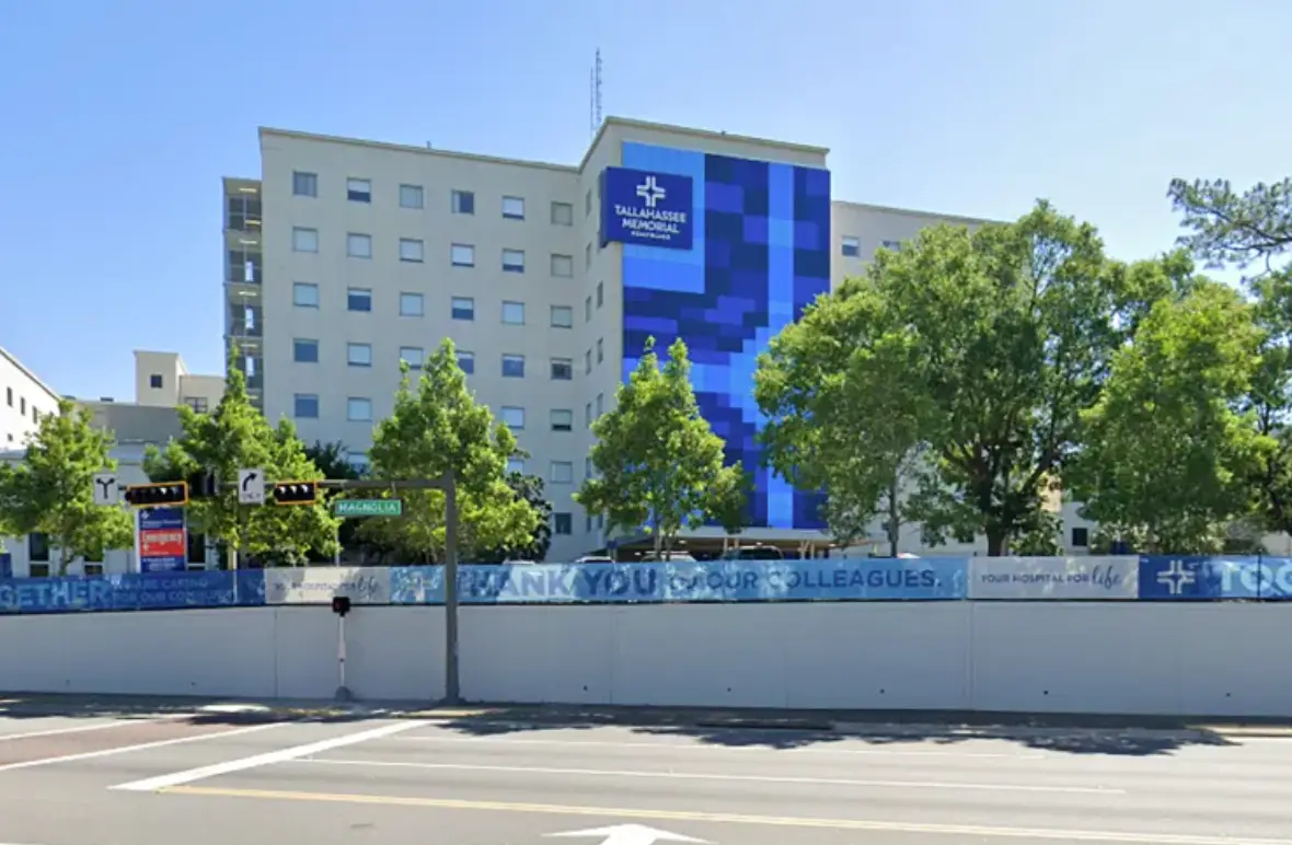 A former patient is allegedly refusing to leave the premises of Tallahassee Memorial HealthCare (Google Maps)